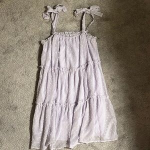 Lavender Tie Strap Dress